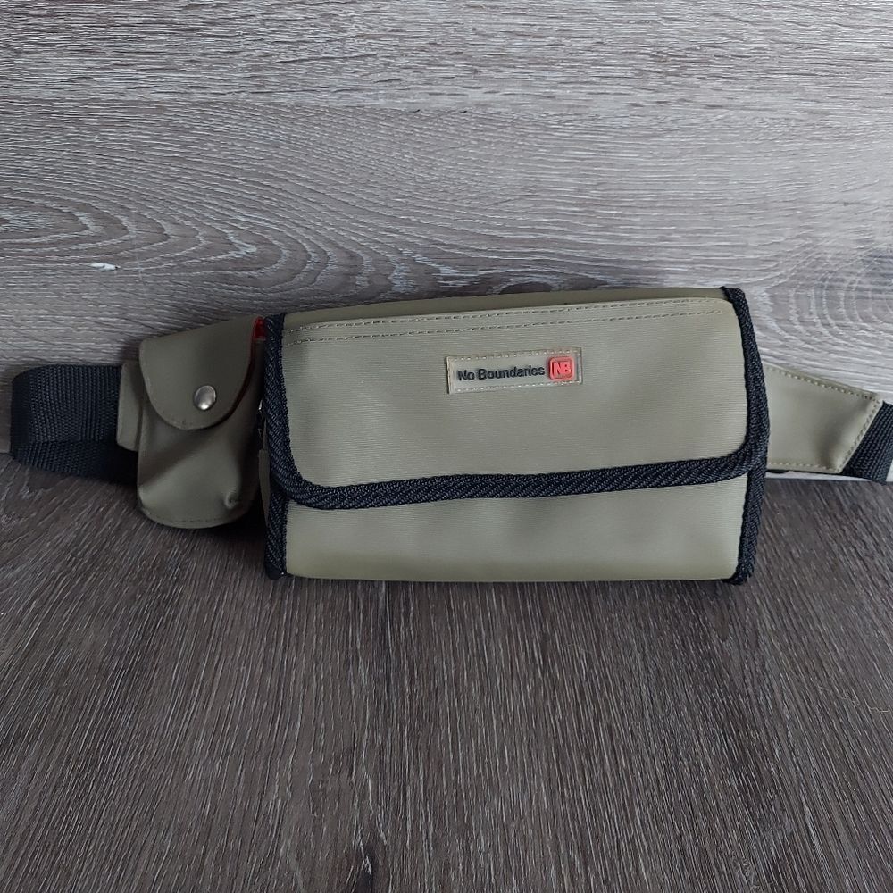 Vintage 90s y2k No Boundaries Travel Fanny Pack Waist Bag